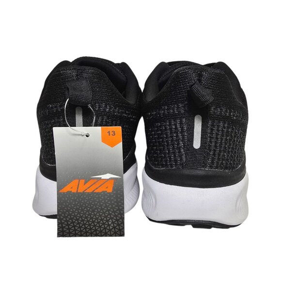 Avia Sleek Jogger Athletic Sneaker Shoes Lace Up Mens Size 13 Black Breathable - Picture 5 of 11